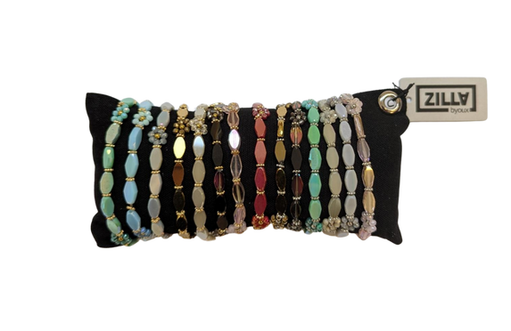 ZILLA Armband Ovaal met Bloem (14 stuks)