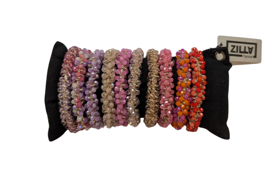 ZILLA Armband Kristal Elastisch Kleur (10 stuks)